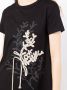 Y's T-shirt verfraaid met touw Zwart - Thumbnail 5