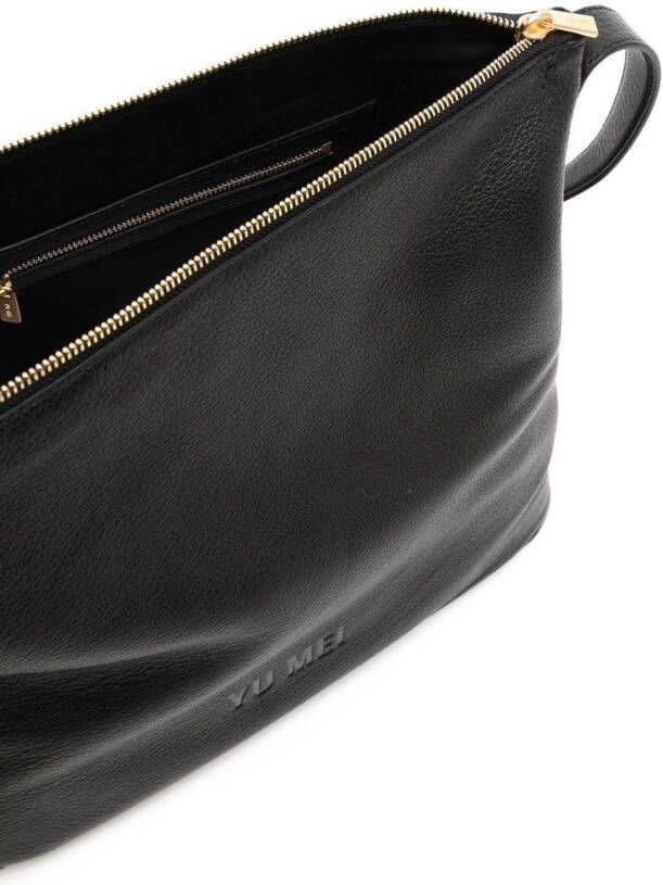 Yu Mei Shopper van nappa leer Zwart