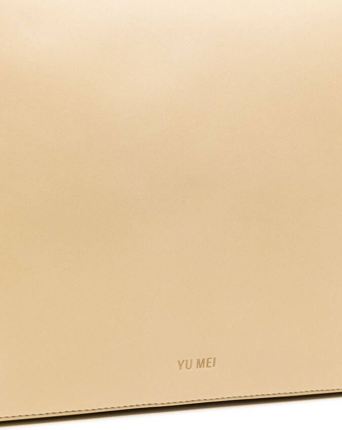 Yu Mei Charlie leren shopper Beige