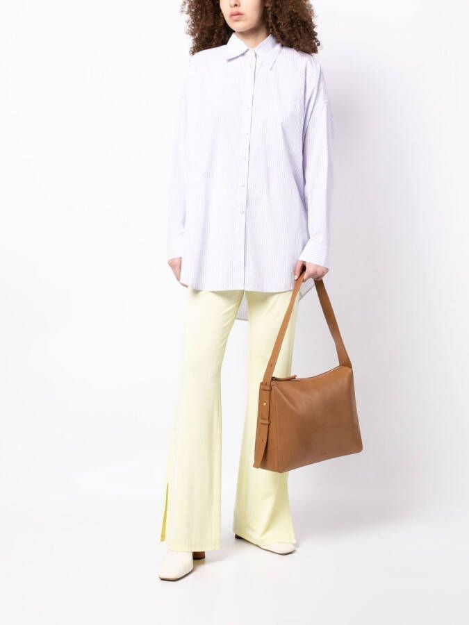 Yu Mei Leren shopper Bruin