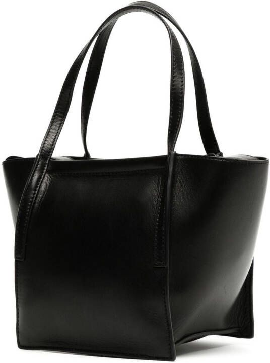 Yu Mei Shopper van nappa leer Zwart