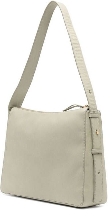 Yu Mei Shopper met logo-reliëf Groen