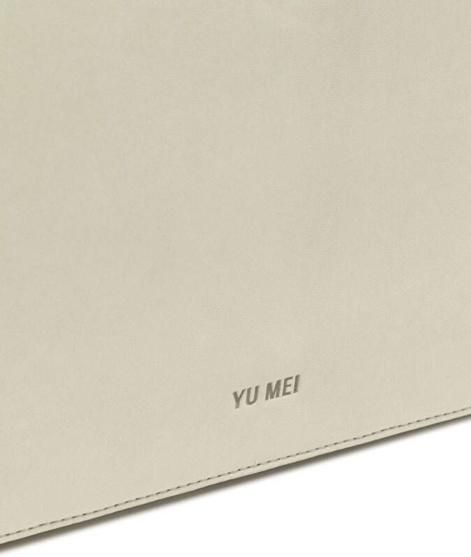Yu Mei Shopper met logo-reliëf Groen