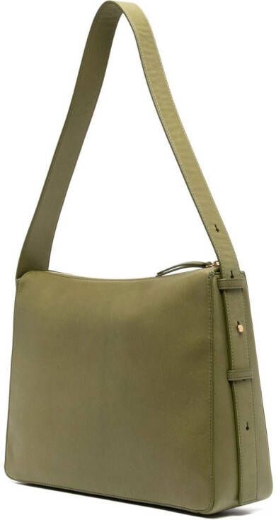 Yu Mei Shopper met logo reliëf Groen