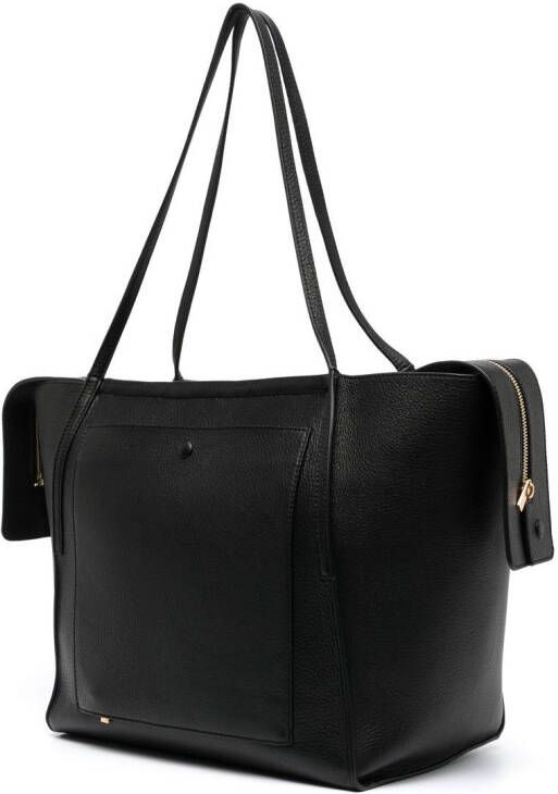 Yu Mei Claudia leren shopper Zwart