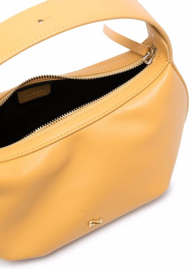 Yuzefi Bean shopper met handgreep Geel