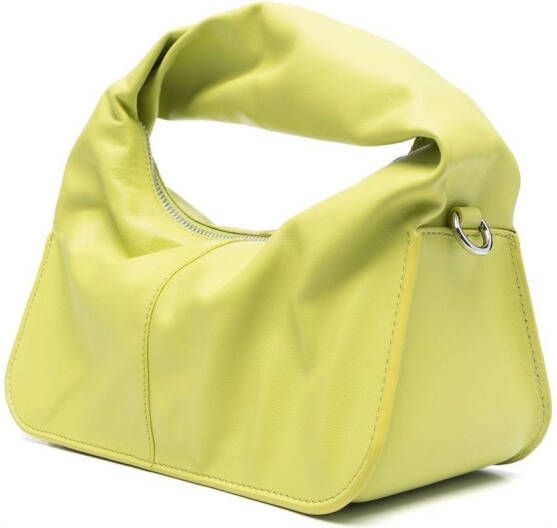 Yuzefi Wonton leren handtas Groen