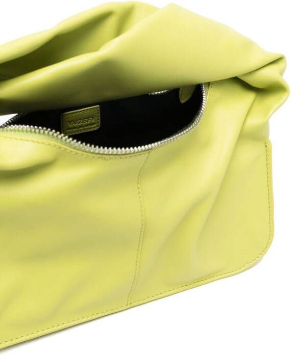 Yuzefi Wonton leren handtas Groen