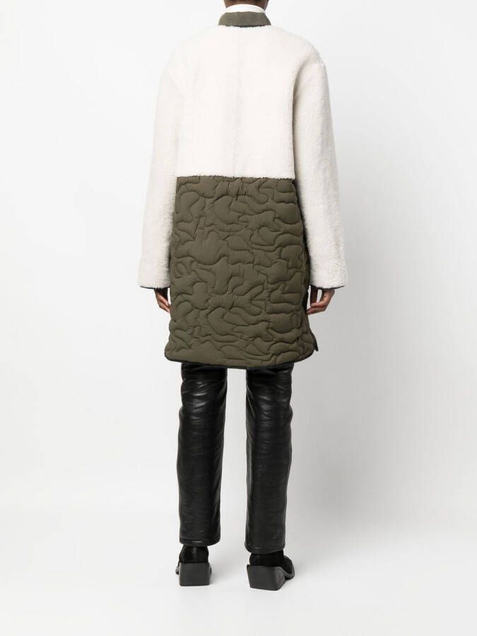 Yves Salomon Wollen jas Beige