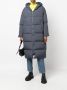Yves Salomon Donsjas met capuchon Blauw - Thumbnail 2