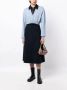 Yves Salomon High waist midi-rok Blauw - Thumbnail 2
