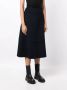Yves Salomon High waist midi-rok Blauw - Thumbnail 3