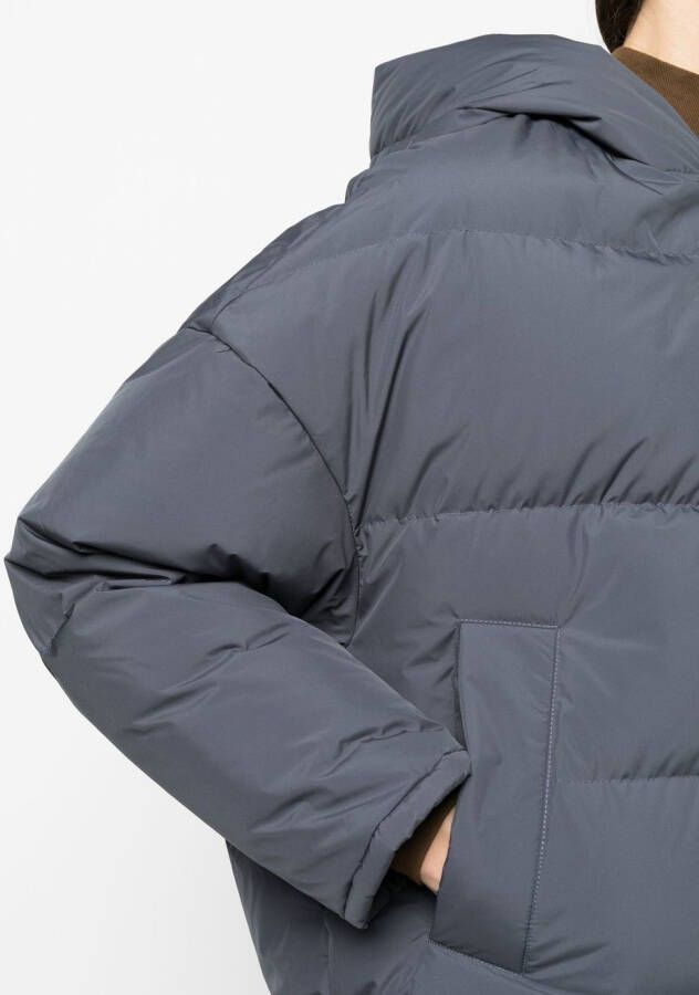 Yves Salomon Jack met capuchon Blauw