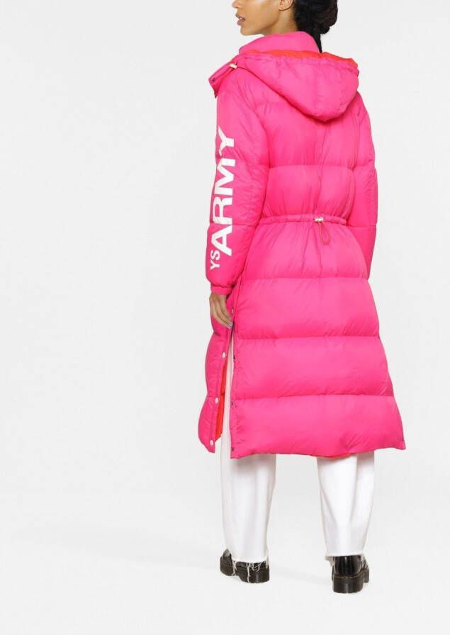 Yves Salomon Jas met capuchon Roze