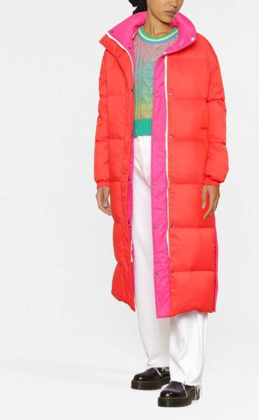 Yves Salomon Jas met capuchon Roze