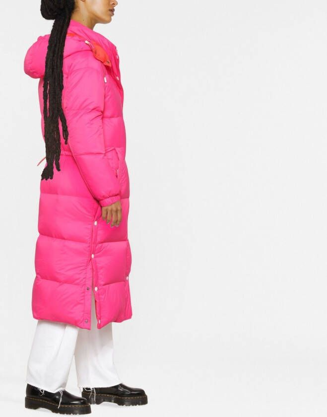Yves Salomon Jas met capuchon Roze