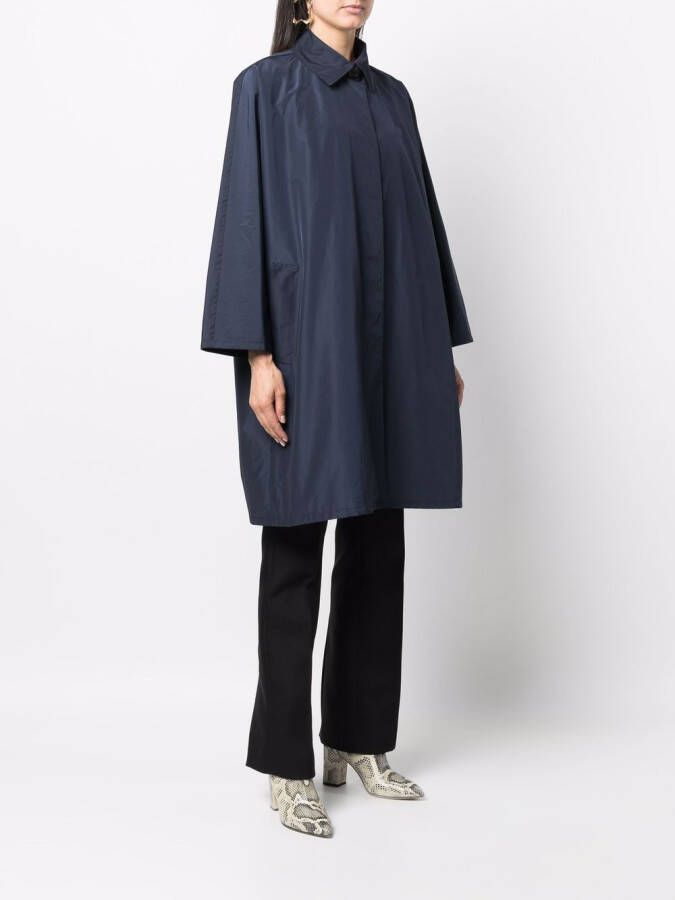 Yves Salomon Jas met verborgen voorzijde Blauw