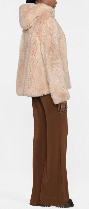 Yves Salomon Lammy coat Beige