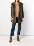Yves Salomon Lammy coat met capuchon Groen - Thumbnail 2