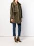 Yves Salomon Lammy coat met capuchon Groen - Thumbnail 3