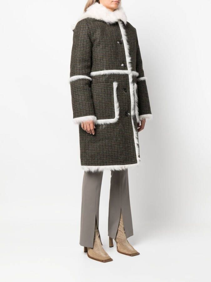 Yves Salomon Lammy coat Zwart