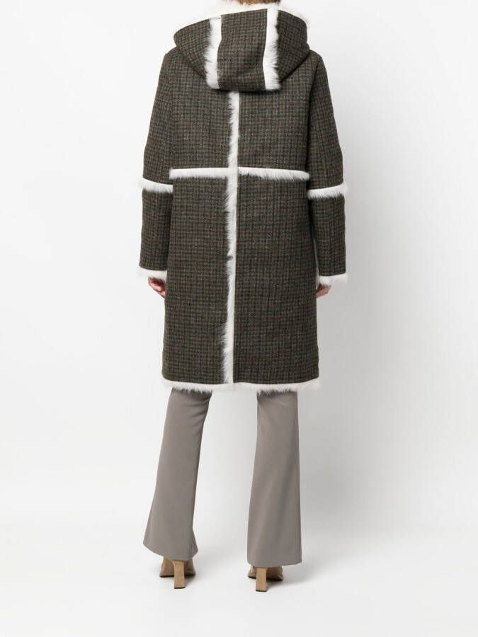 Yves Salomon Lammy coat Zwart