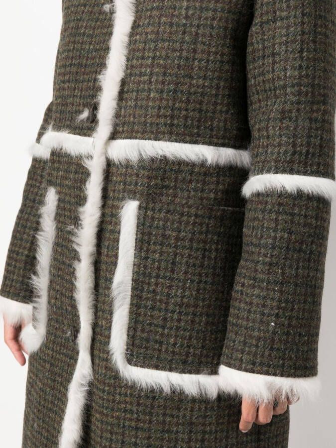 Yves Salomon Lammy coat Zwart