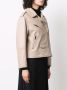 Yves Salomon Leren bikerjack Beige - Thumbnail 3