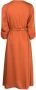 Yves Salomon Midi-jurk met ceintuur Oranje - Thumbnail 2