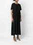 Yves Salomon Midi-jurk met geplooid detail Zwart - Thumbnail 3