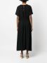 Yves Salomon Midi-jurk met geplooid detail Zwart - Thumbnail 4