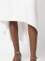 Yves Salomon Midi-jurk met V-hals Wit - Thumbnail 5