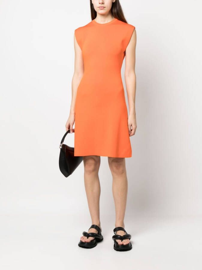 Yves Salomon Mouwloze jurk Oranje