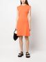 Yves Salomon Mouwloze jurk Oranje - Thumbnail 2