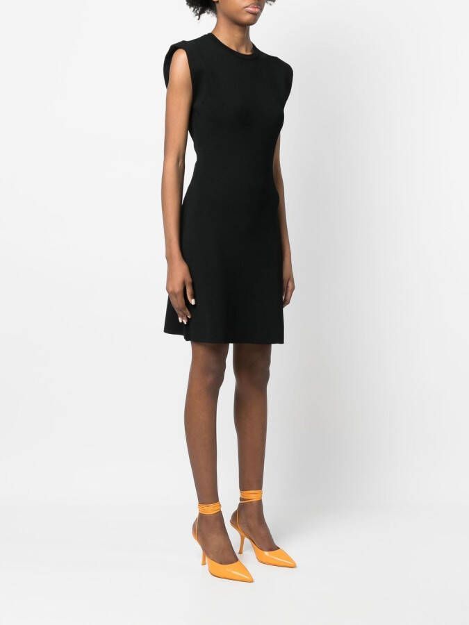 Yves Salomon Mouwloze jurk Zwart