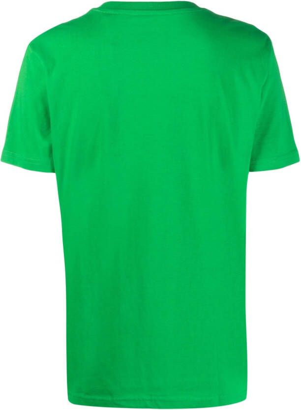Yves Salomon T-shirt met print Groen
