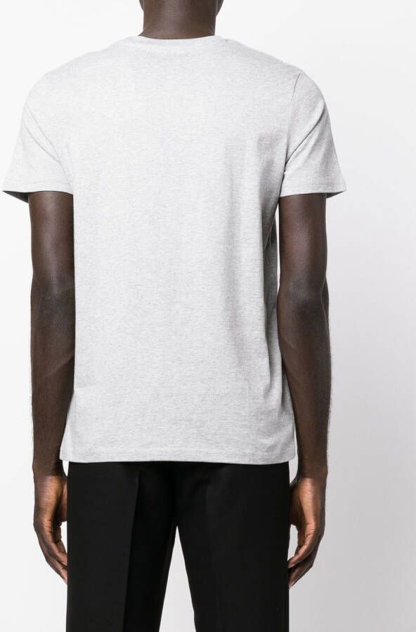 Yves Salomon T-shirt met logoprint Grijs