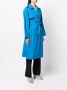 Yves Salomon Trenchcoat met gestrikte taille Blauw - Thumbnail 2