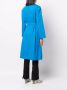 Yves Salomon Trenchcoat met gestrikte taille Blauw - Thumbnail 3