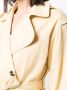 Yves Salomon Trenchcoat met gestrikte taille Geel - Thumbnail 5