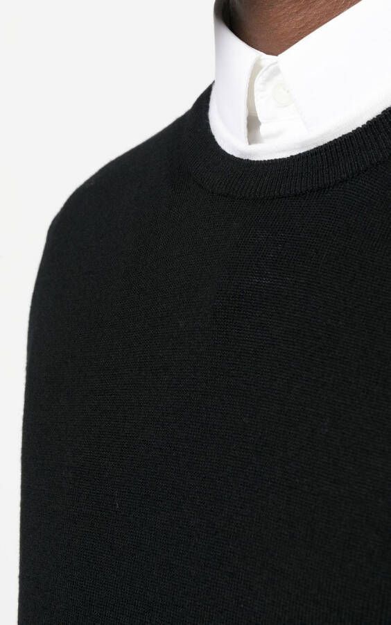 Zegna Wollen trui met ronde hals Zwart