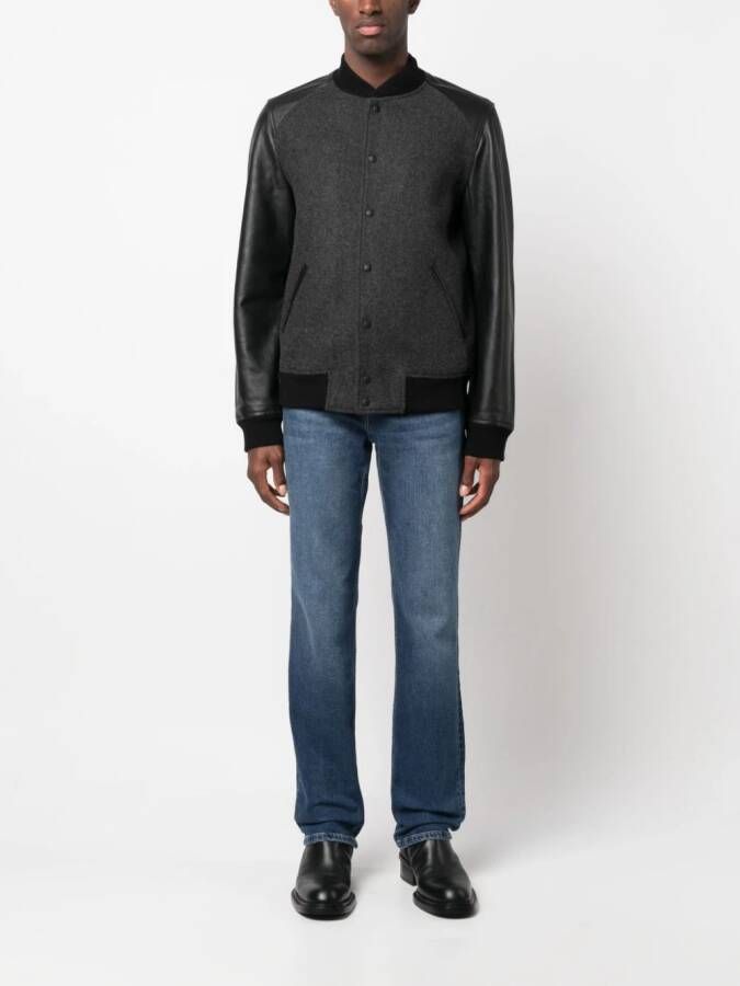 Zadig&Voltaire Bomberjack met geborduurd logo Grijs