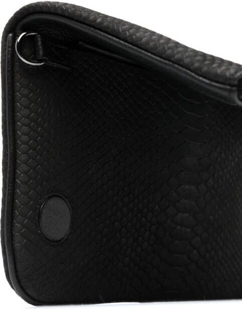 Zadig&Voltaire Crossbodytas met krokodillen-effect Zwart