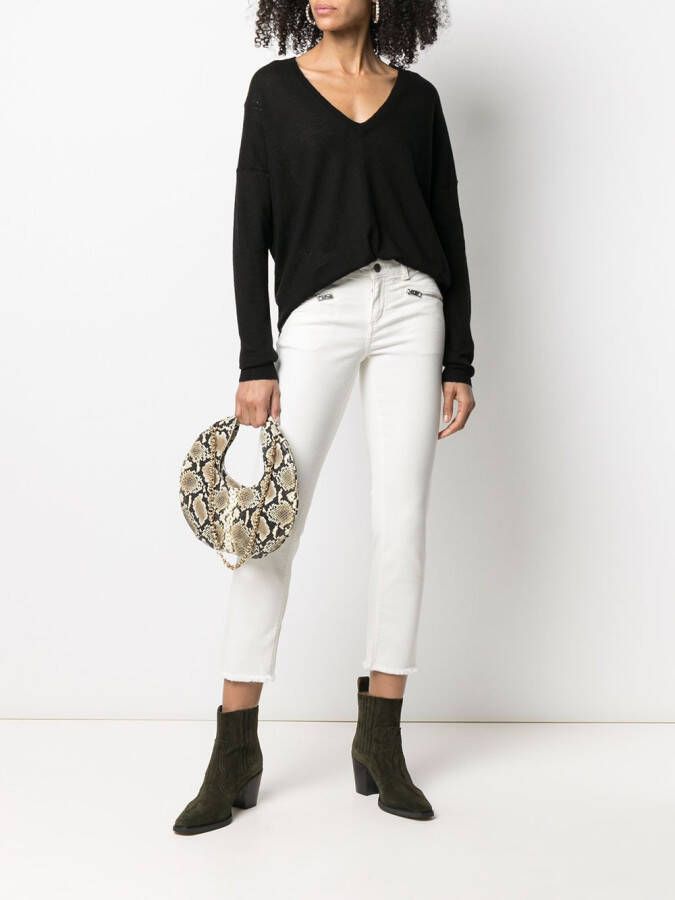 Zadig&Voltaire Cropped jeans Wit