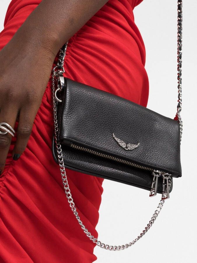 Zadig&Voltaire Crossbodytas met omslag Zwart