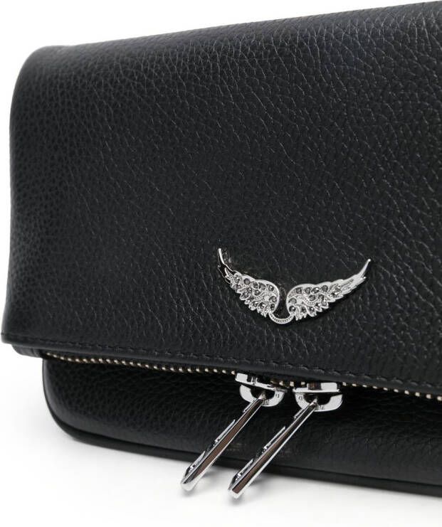 Zadig&Voltaire Crossbodytas met omslag Zwart
