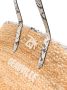 Zadig&Voltaire Deauville geweven strandtas Beige - Thumbnail 4