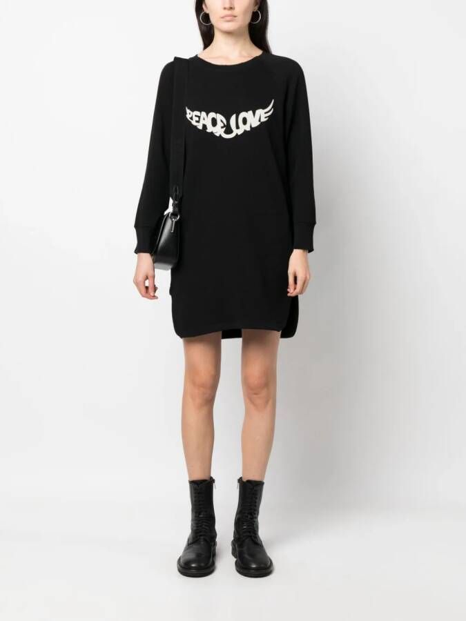 Zadig&Voltaire Diaz Peace & Love Zwart