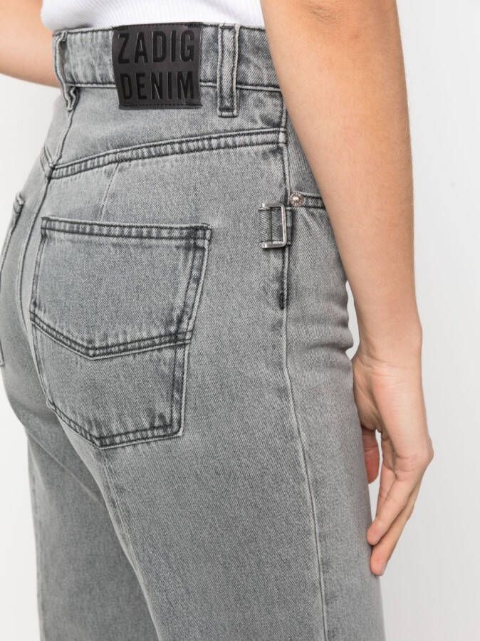 Zadig&Voltaire Gerafelde jeans Grijs