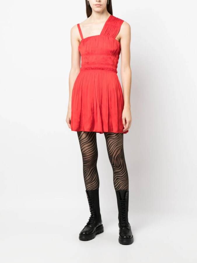 Zadig&Voltaire Geplooide jurk Rood